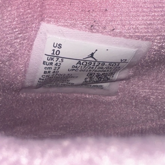 Air Jordan 4 Retro Orchid Size 10 WO’S - Picture 9 of 11